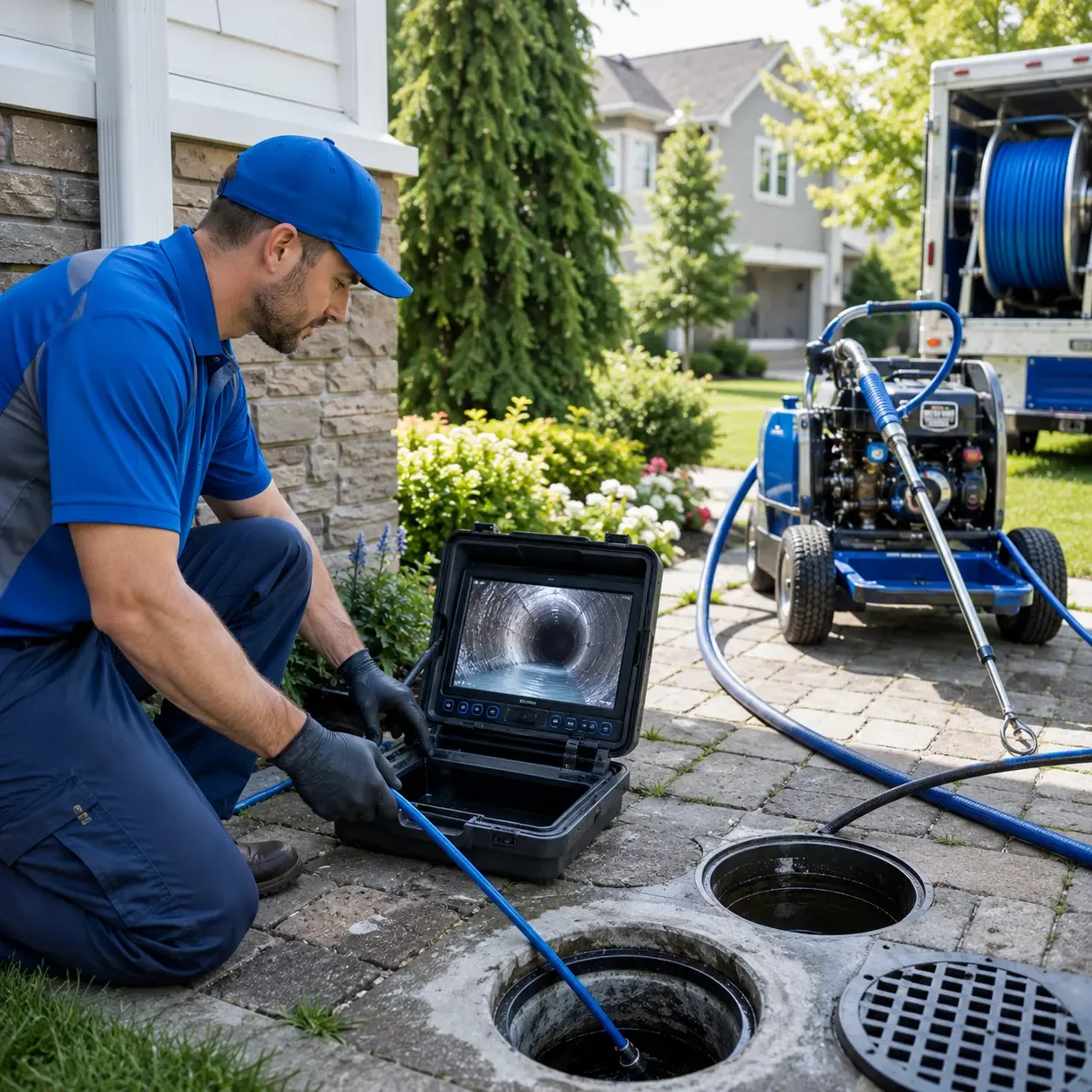 Outdoor drain cleaning professionals serving Ravenna, MI